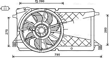 Ava Quality Cooling FD7566 - Ventola, Raffreddamento motore autozon.pro