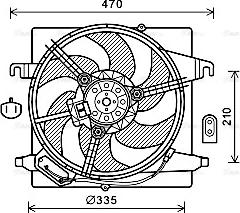 Ava Quality Cooling FD7567 - Ventola, Raffreddamento motore autozon.pro