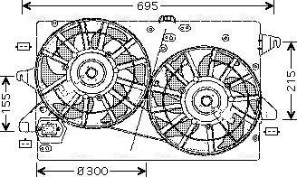 Ava Quality Cooling FD 7502 - Ventola, Raffreddamento motore autozon.pro