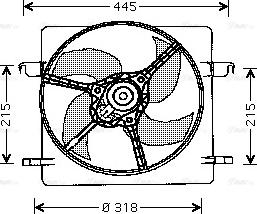 Ava Quality Cooling FD 7516 - Ventola, Raffreddamento motore autozon.pro