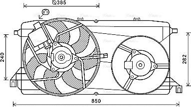 Ava Quality Cooling FD7580 - Ventola, Raffreddamento motore autozon.pro