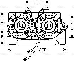 Ava Quality Cooling FD 7539 - Ventola, Raffreddamento motore autozon.pro