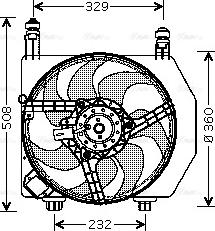 Ava Quality Cooling FD 7525 - Ventola, Raffreddamento motore autozon.pro