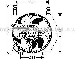 Ava Quality Cooling FD 7528 - Ventola, Raffreddamento motore autozon.pro