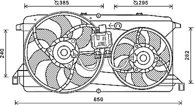 Ava Quality Cooling FD7579 - Ventola, Raffreddamento motore autozon.pro