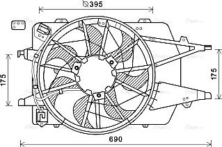 Ava Quality Cooling FD7577 - Ventola, Raffreddamento motore autozon.pro