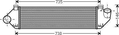 Ava Quality Cooling FDA4438 - Intercooler autozon.pro