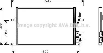 Ava Quality Cooling FDA5259 - Condensatore, Climatizzatore autozon.pro