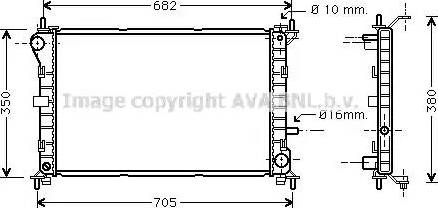 Ava Quality Cooling FDA2264 - Radiatore, Raffreddamento motore autozon.pro