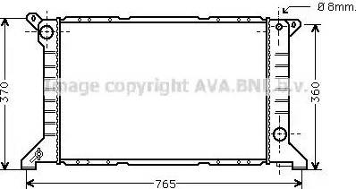 Ava Quality Cooling FDA2203 - Radiatore, Raffreddamento motore autozon.pro