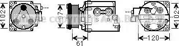 Ava Quality Cooling FD K436 - Compressore, Climatizzatore autozon.pro