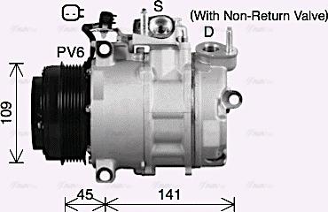 Ava Quality Cooling FDAK692 - Compressore, Climatizzatore autozon.pro