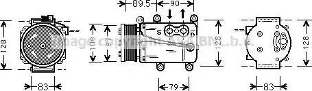 Ava Quality Cooling FD K082 - Compressore, Climatizzatore autozon.pro