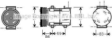 Ava Quality Cooling FD K167 - Compressore, Climatizzatore autozon.pro