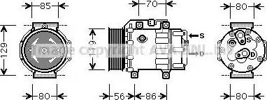 Ava Quality Cooling FD K378 - Compressore, Climatizzatore autozon.pro