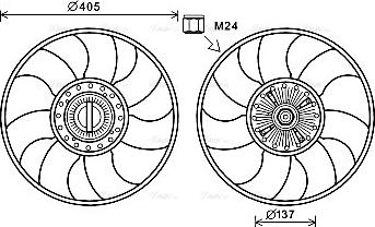 Ava Quality Cooling FDF609 - Ventola, Raffreddamento motore autozon.pro