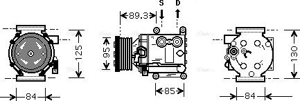 Ava Quality Cooling FD K402 - Compressore, Climatizzatore autozon.pro