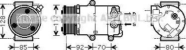 Ava Quality Cooling FD K415 - Compressore, Climatizzatore autozon.pro