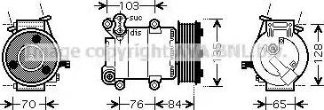 Ava Quality Cooling FD K418 - Compressore, Climatizzatore autozon.pro