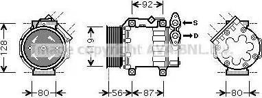 Ava Quality Cooling FD K431 - Compressore, Climatizzatore autozon.pro