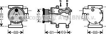 Ava Quality Cooling FD K437 - Compressore, Climatizzatore autozon.pro