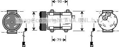 Ava Quality Cooling FD K160 - Compressore, Climatizzatore autozon.pro