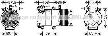 Ava Quality Cooling FD K391 - Compressore, Climatizzatore autozon.pro