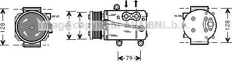 Ava Quality Cooling FD K340 - Compressore, Climatizzatore autozon.pro