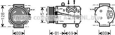 Ava Quality Cooling FD K339 - Compressore, Climatizzatore autozon.pro