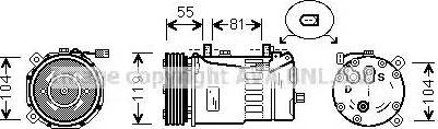 Ava Quality Cooling FD K321 - Compressore, Climatizzatore autozon.pro