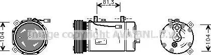 Ava Quality Cooling FDK294 - Compressore, Climatizzatore autozon.pro