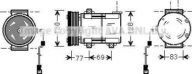 Ava Quality Cooling FD K289 - Compressore, Climatizzatore autozon.pro