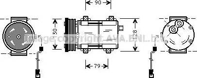 Ava Quality Cooling FD K275 - Compressore, Climatizzatore autozon.pro