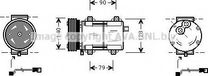 Ava Quality Cooling FDK278 - Compressore, Climatizzatore autozon.pro