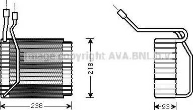 Ava Quality Cooling FD V110 - Evaporatore, Climatizzatore autozon.pro