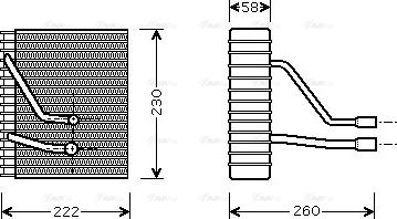 Ava Quality Cooling FD V330 - Evaporatore, Climatizzatore autozon.pro