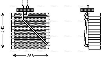 Ava Quality Cooling FD V270 - Evaporatore, Climatizzatore autozon.pro