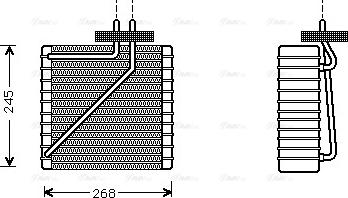 Ava Quality Cooling FD V271 - Evaporatore, Climatizzatore autozon.pro