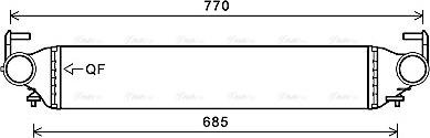 Ava Quality Cooling FT4456 - Intercooler autozon.pro