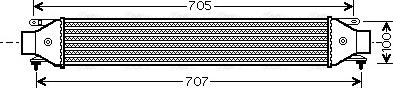 Ava Quality Cooling FT 4392 - Intercooler autozon.pro