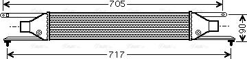 Ava Quality Cooling FT 4354 - Intercooler autozon.pro