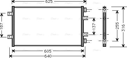 Ava Quality Cooling FT 5247 - Condensatore, Climatizzatore autozon.pro