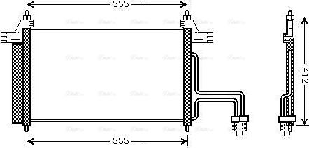 Ava Quality Cooling FT5253D - Condensatore, Climatizzatore autozon.pro