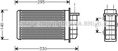 Ava Quality Cooling FT 6191 - Scambiatore calore, Riscaldamento abitacolo autozon.pro