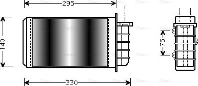 Ava Quality Cooling FT 6183 - Scambiatore calore, Riscaldamento abitacolo autozon.pro