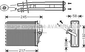 Ava Quality Cooling FT 6350 - Scambiatore calore, Riscaldamento abitacolo autozon.pro