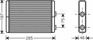 Ava Quality Cooling FT 6325 - Scambiatore calore, Riscaldamento abitacolo autozon.pro