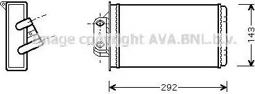 Ava Quality Cooling FT 6273 - Scambiatore calore, Riscaldamento abitacolo autozon.pro