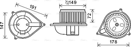 Ava Quality Cooling FT8426 - Ventilatore abitacolo autozon.pro