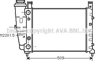 Ava Quality Cooling FT 2060 - Radiatore, Raffreddamento motore autozon.pro